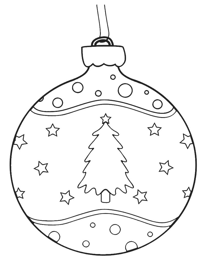 Ozdoby Świąteczne kolorowanki